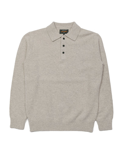 Beams Plus Knit Polo 9G Beige