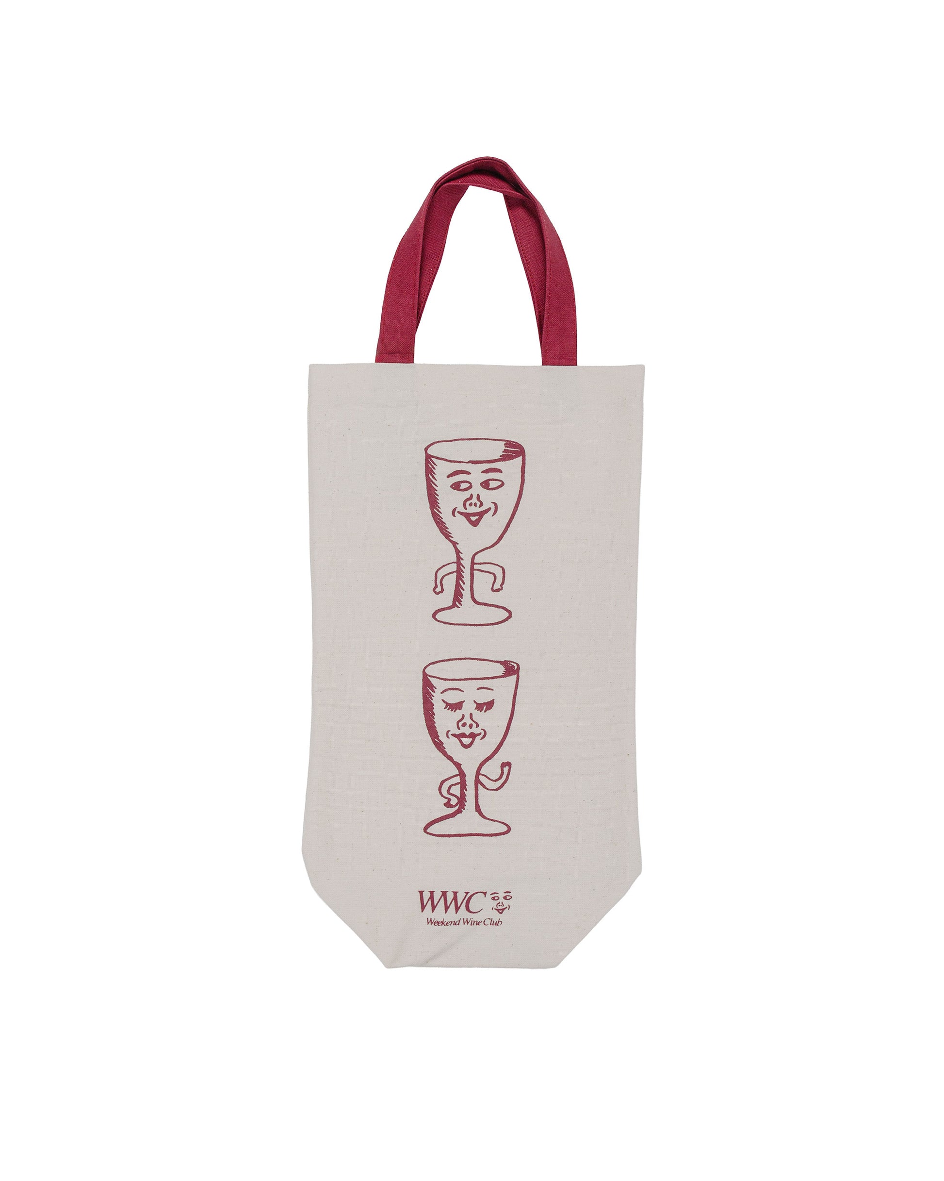 Beams Japan Hongama 'Weekend Wine Club' Tote Bag Natural