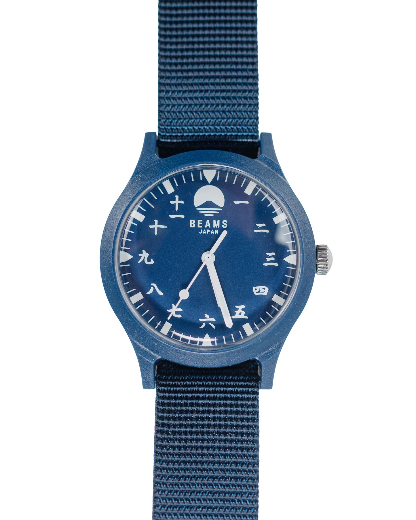 Beams Japan Kanji Number Wrist Watch Indigo