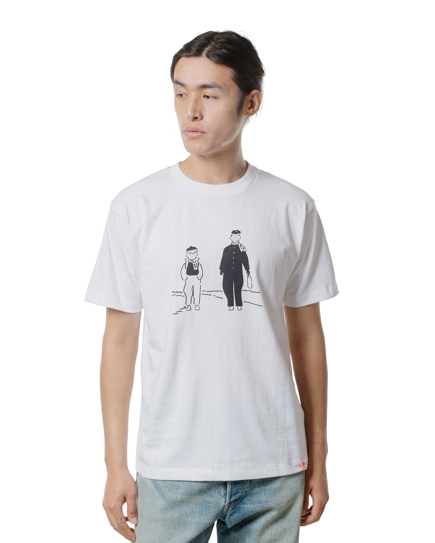 Beams Japan Yasujiro Ozu 'Good Morning' T-Shirt White