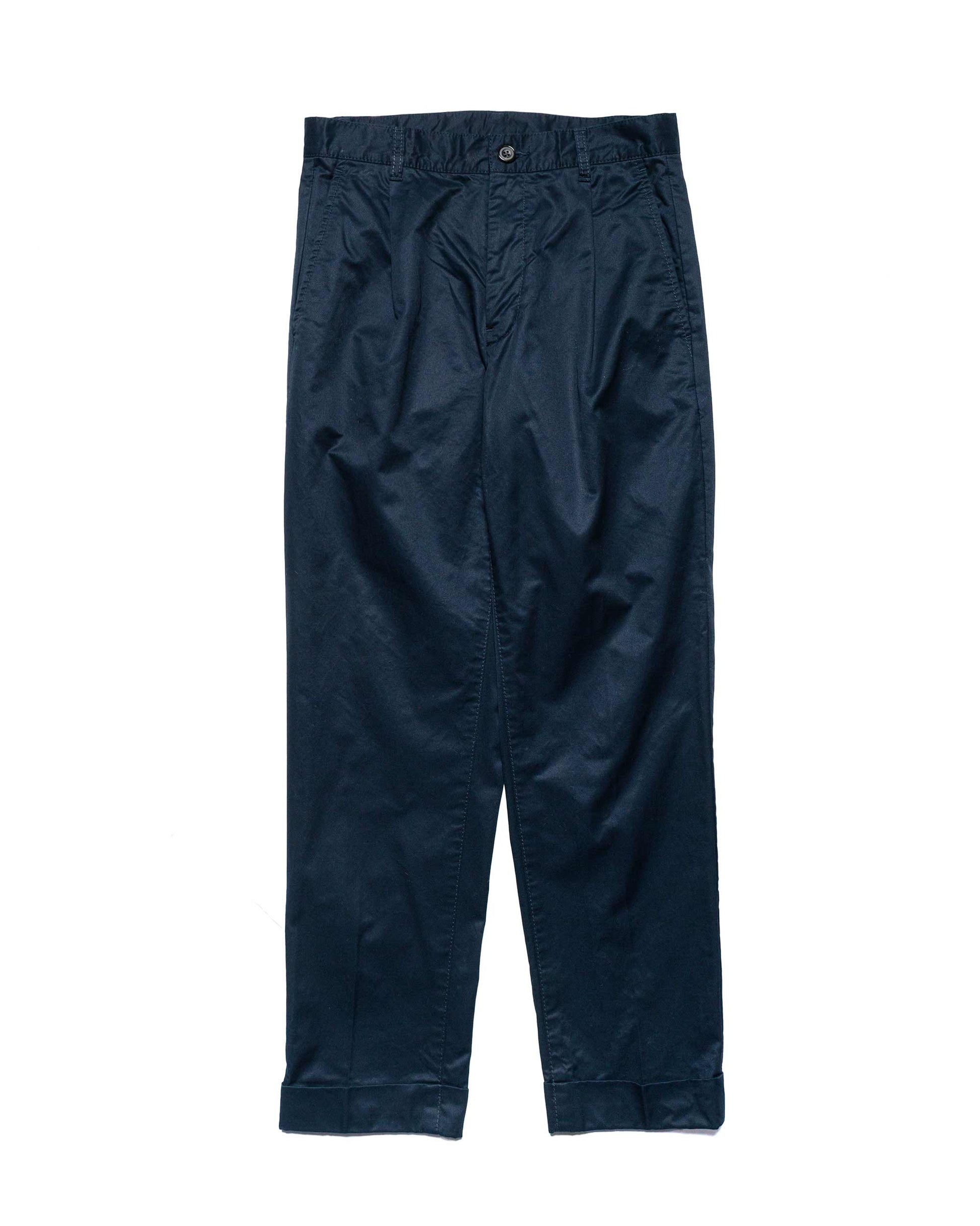 Beams Plus 1Pleat 803 Twill Navy