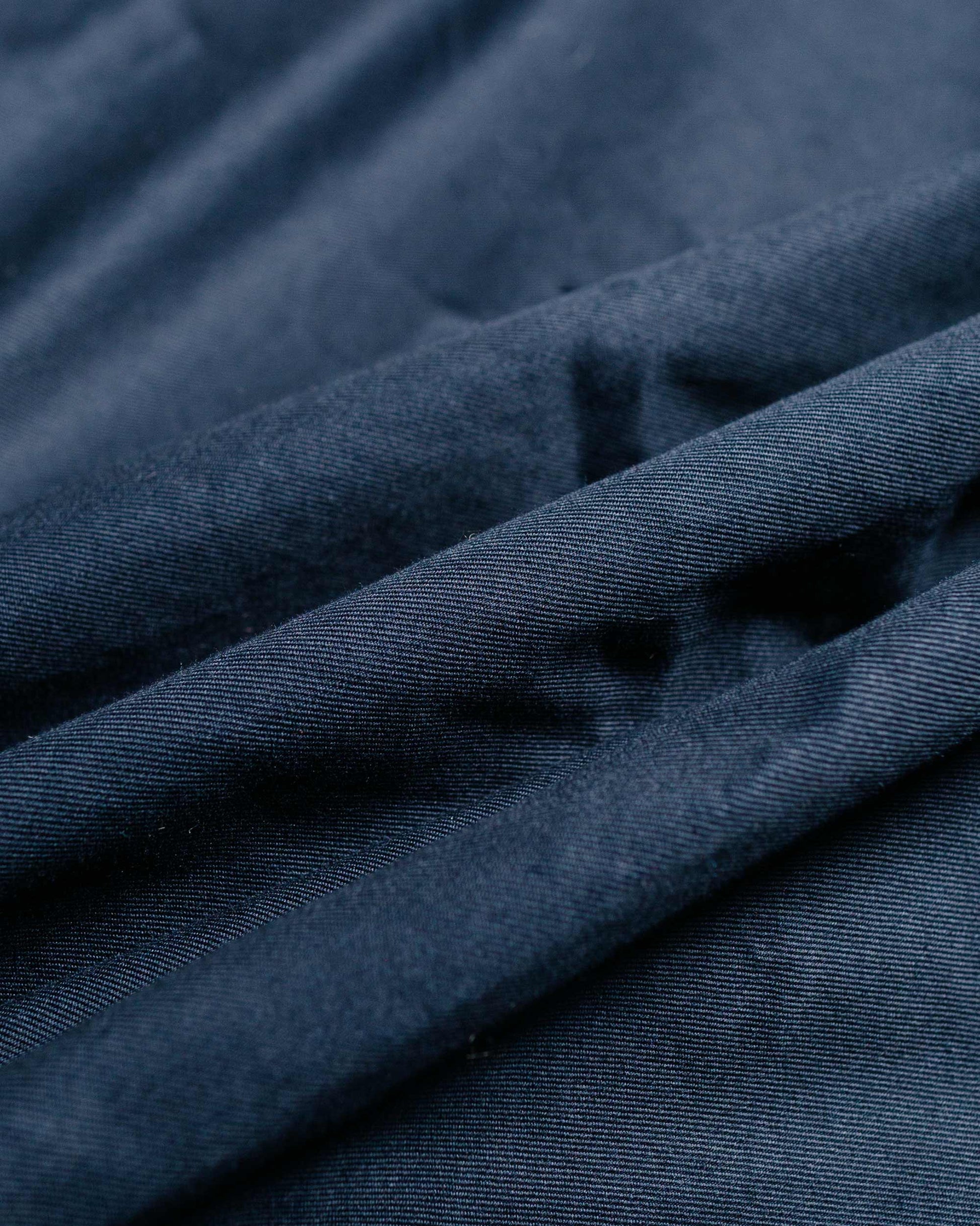 Beams Plus 1Pleat 803 Twill Navy fabric