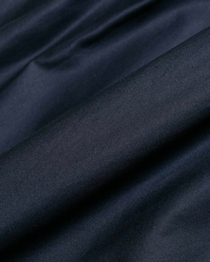 Beams Plus 1Pleat Baker 803 Back Satin Navy fabric