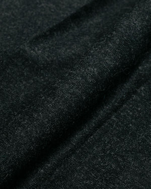  Beams Plus 1Pleat Wool Cashmere Charcoal Grey fabric