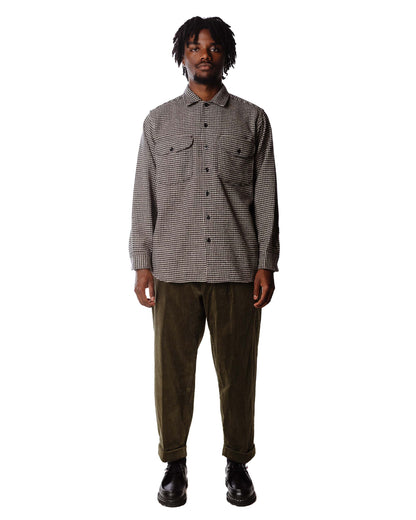 Beams Plus 2Pleats Corduroy Dark Green Model