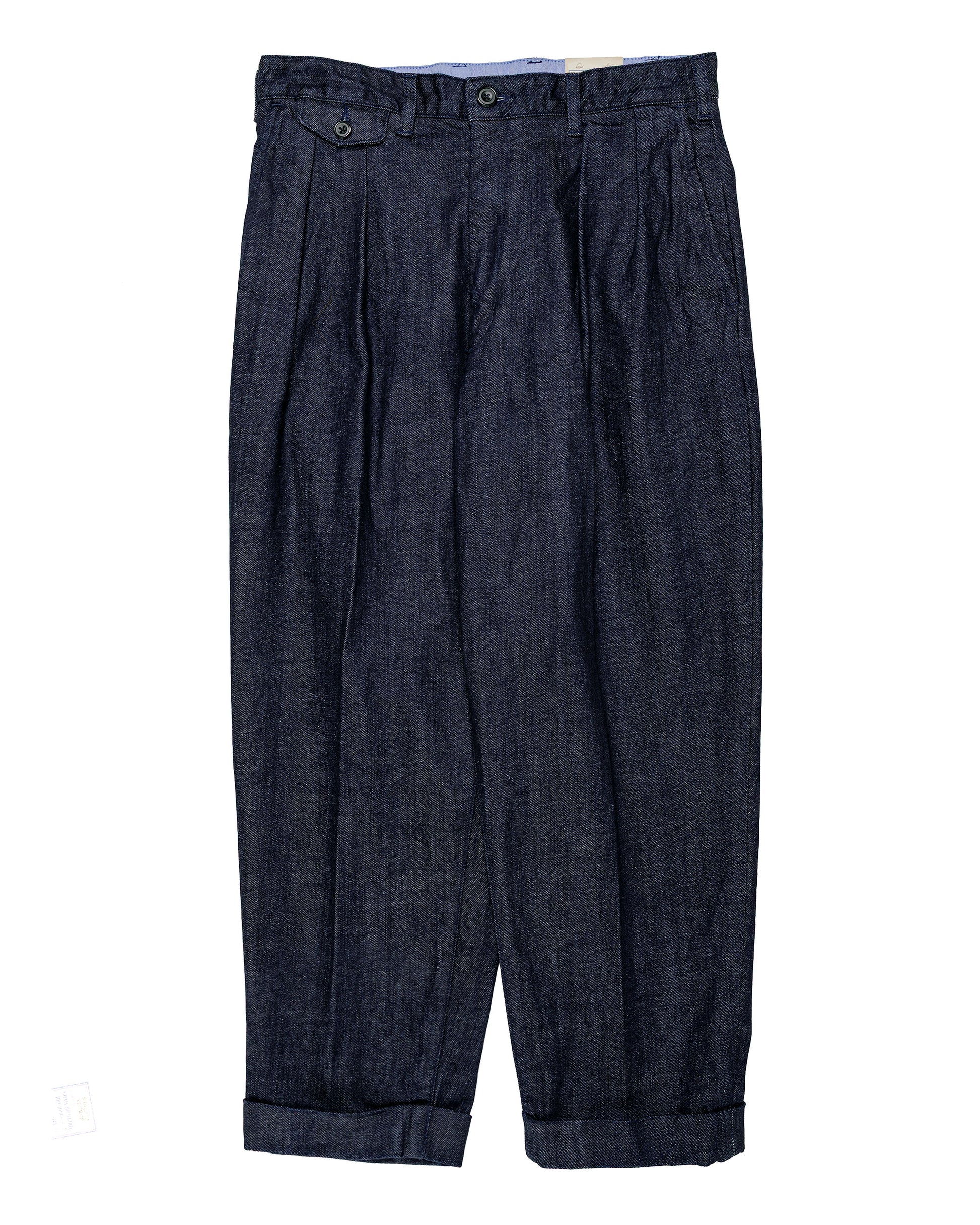 Beams Plus 2Pleats Denim Indigo