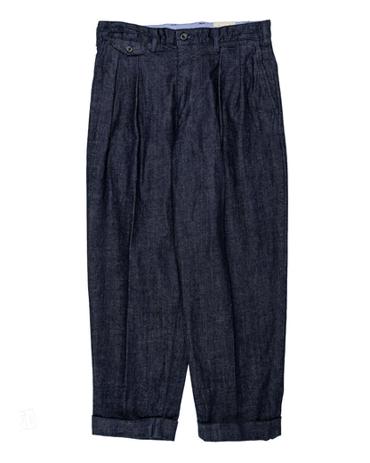 Beams Plus 2Pleats Denim Indigo