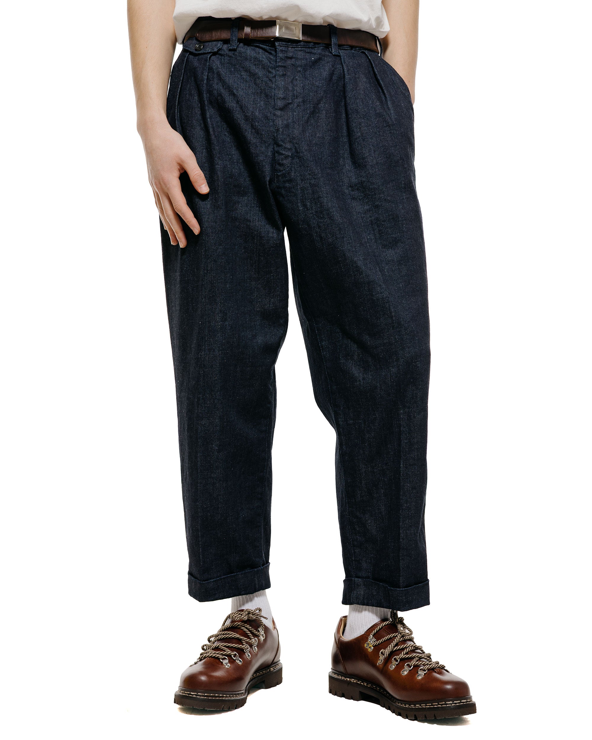Beams Plus 2Pleats Denim Indigo