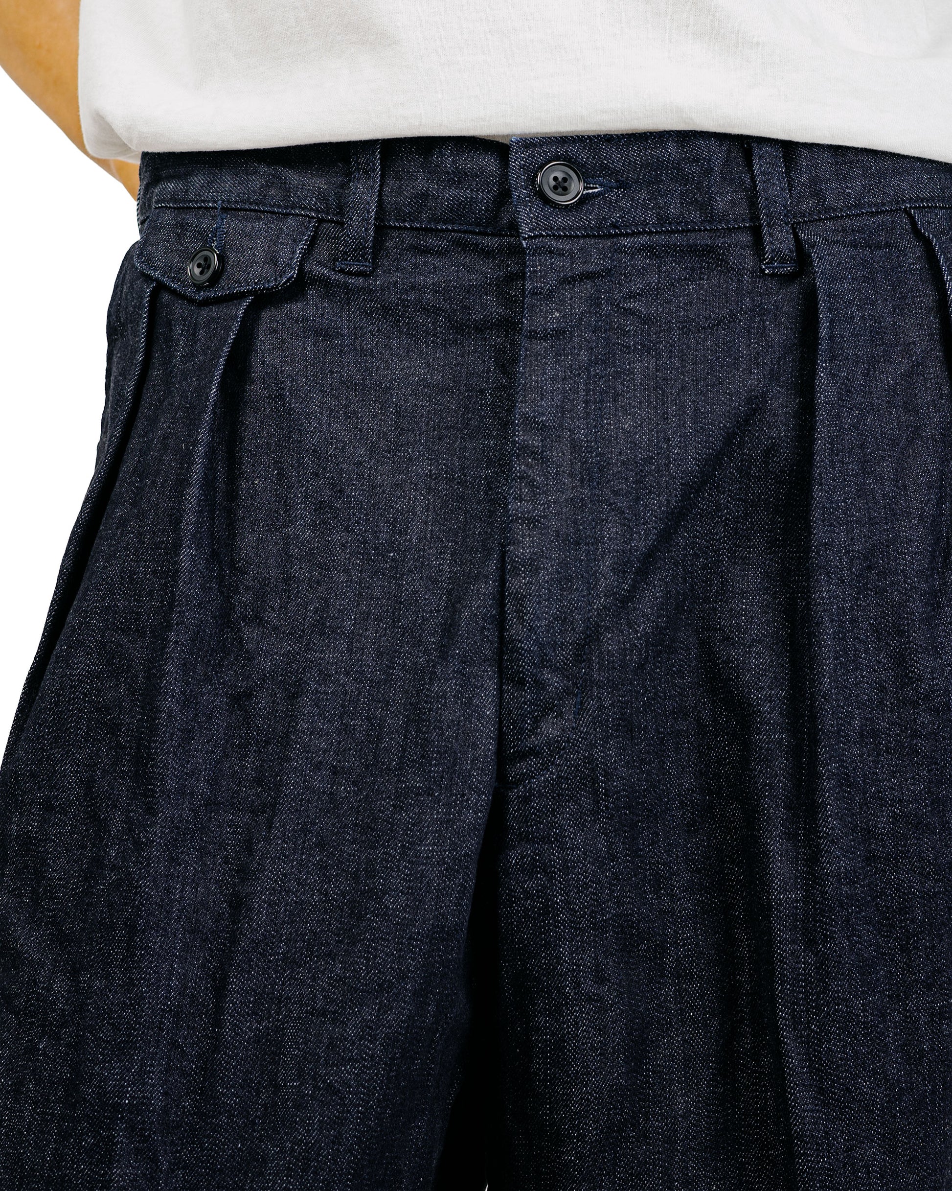 Beams Plus 2Pleats Denim Indigo