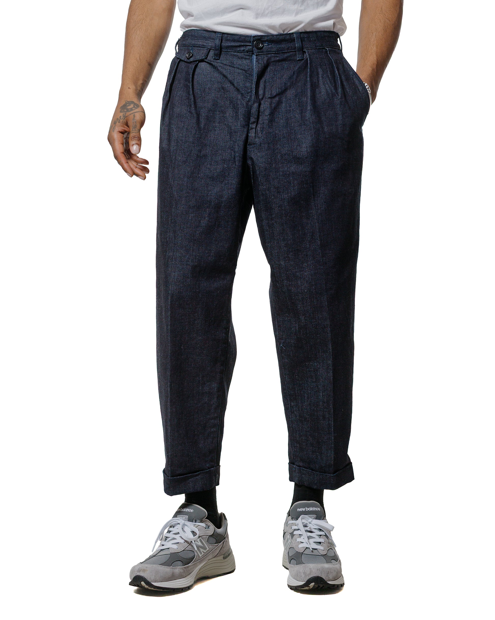 Beams Plus 2Pleats Denim Indigo