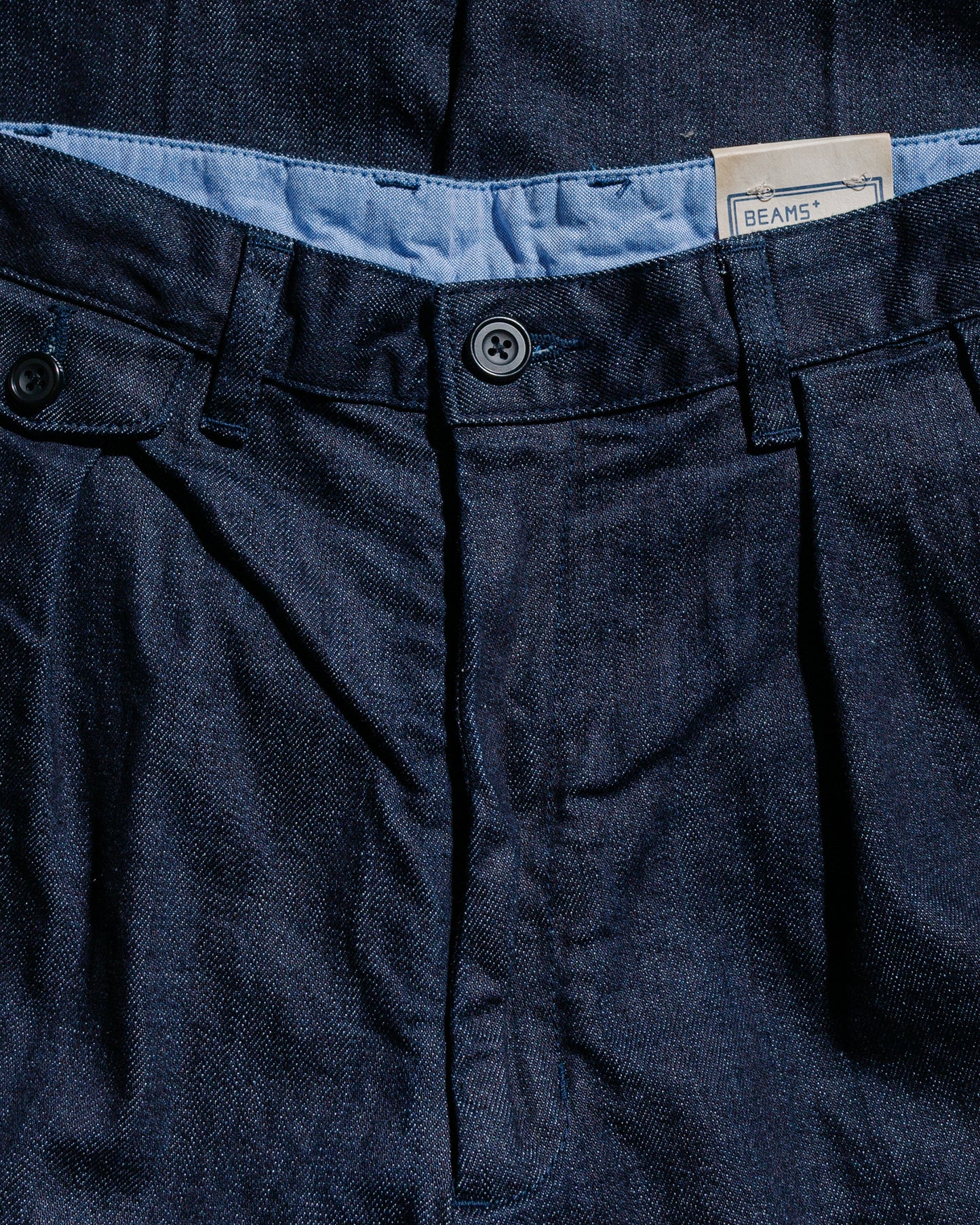 Beams Plus 2Pleats Denim Indigo