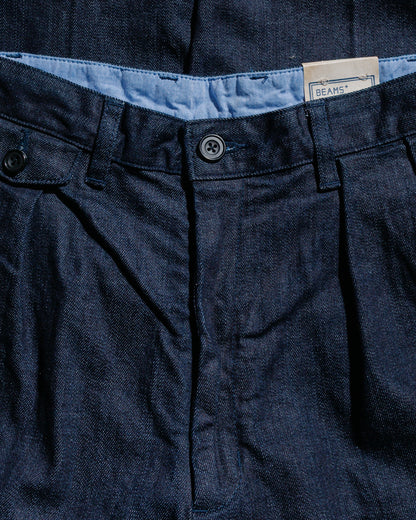 Beams Plus 2Pleats Denim Indigo