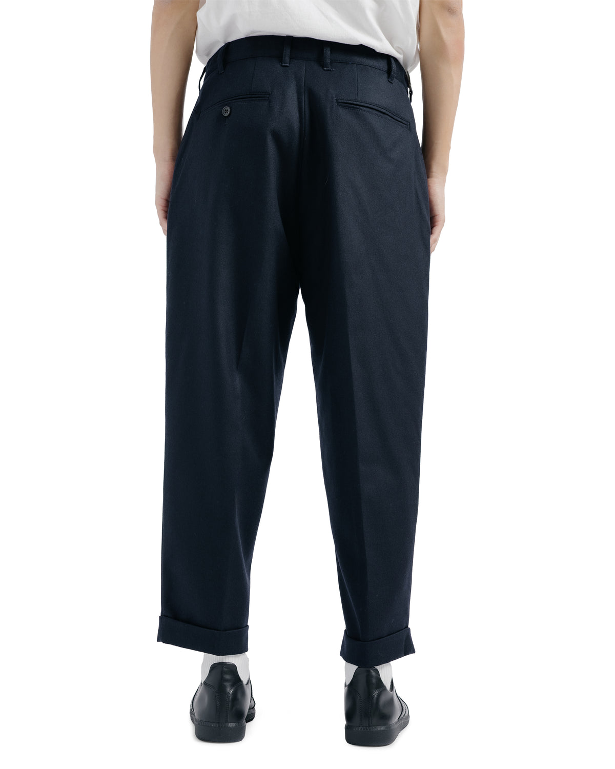 lost & found Beams Plus Beams Plus 2Pleats Flannel Navy