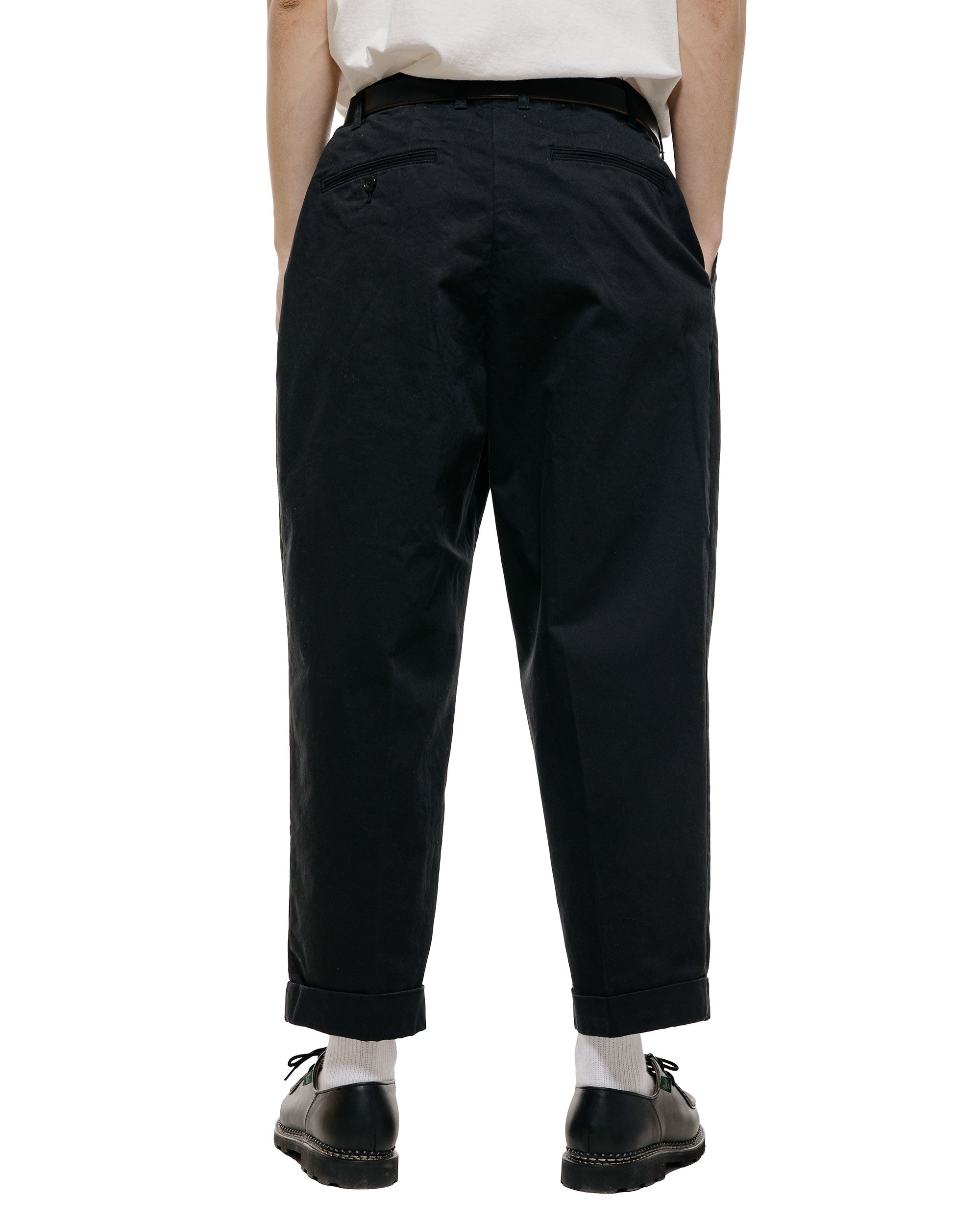 Beams Plus 2Pleats Twill Black