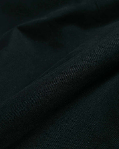 Beams Plus 2Pleats Twill Black fabric