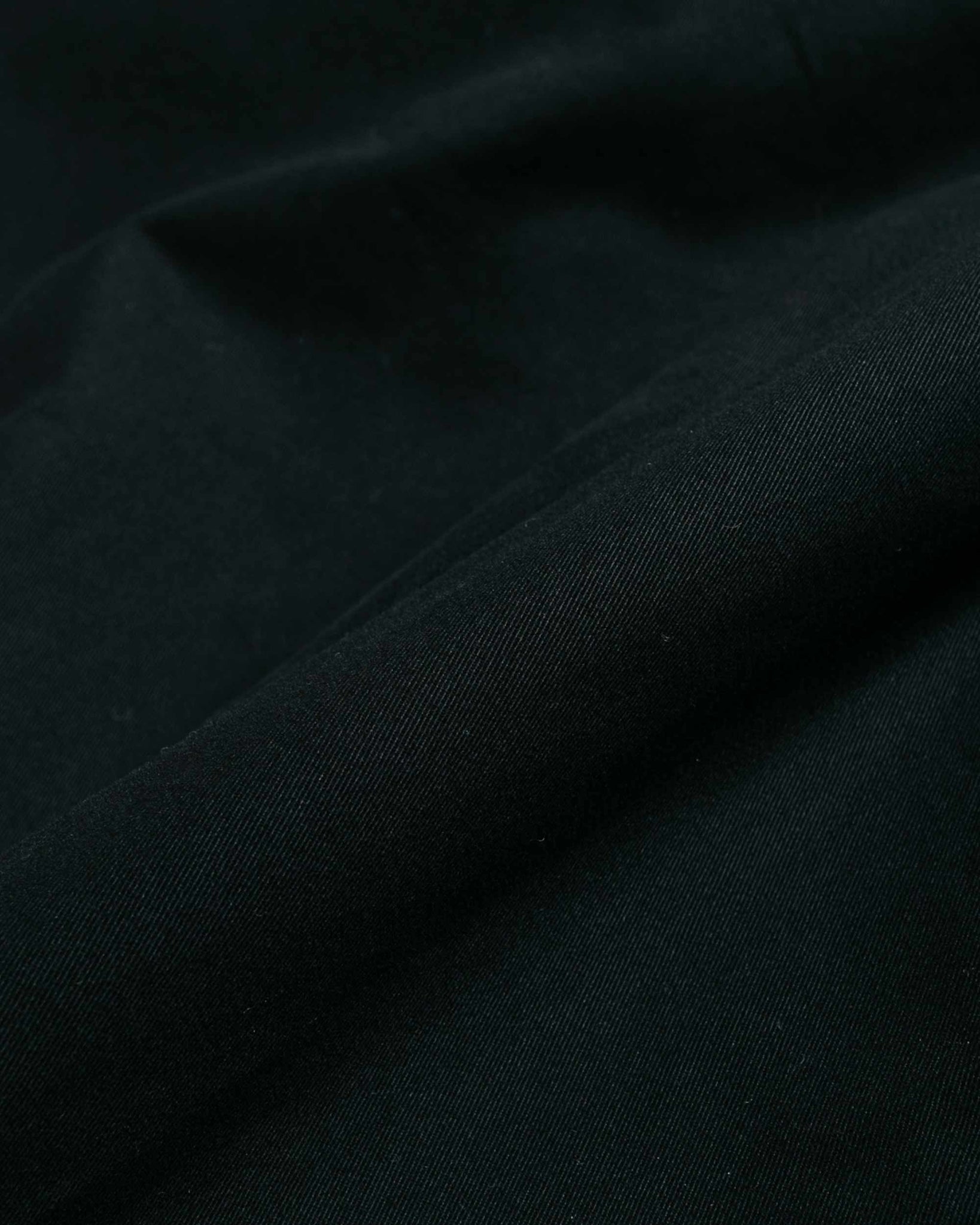 Beams Plus 2Pleats Twill Black fabric