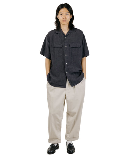 Beams Plus 2Pleats Twill Cement