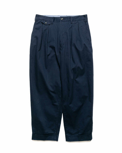 Beams Plus 2Pleats Twill Dark Navy