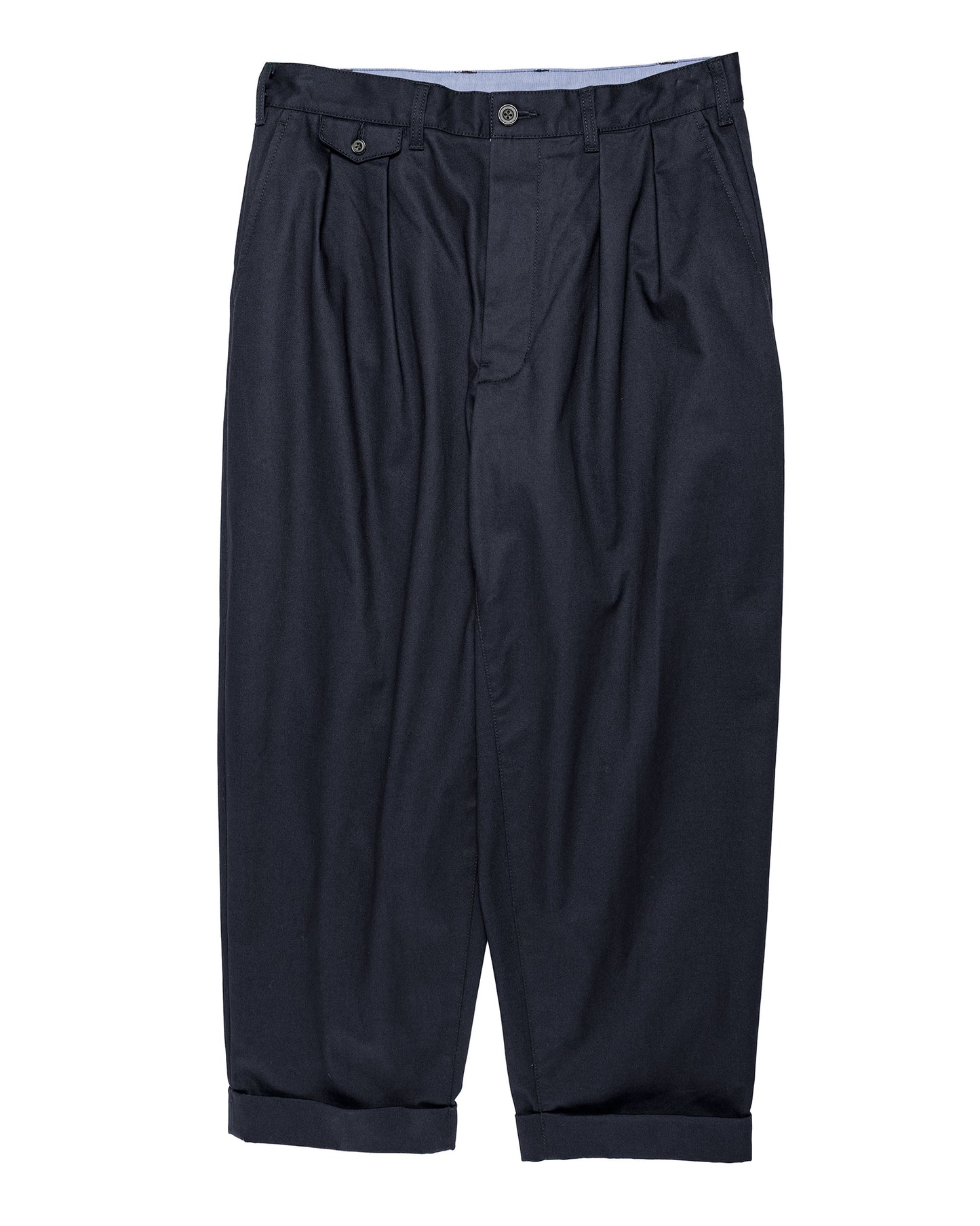 Beams Plus 2Pleats Twill Dark Navy