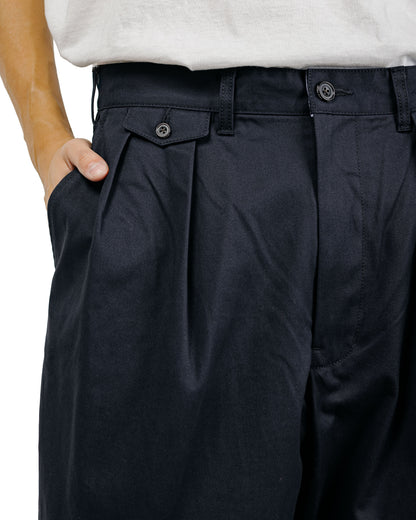 Beams Plus 2Pleats Twill Dark Navy