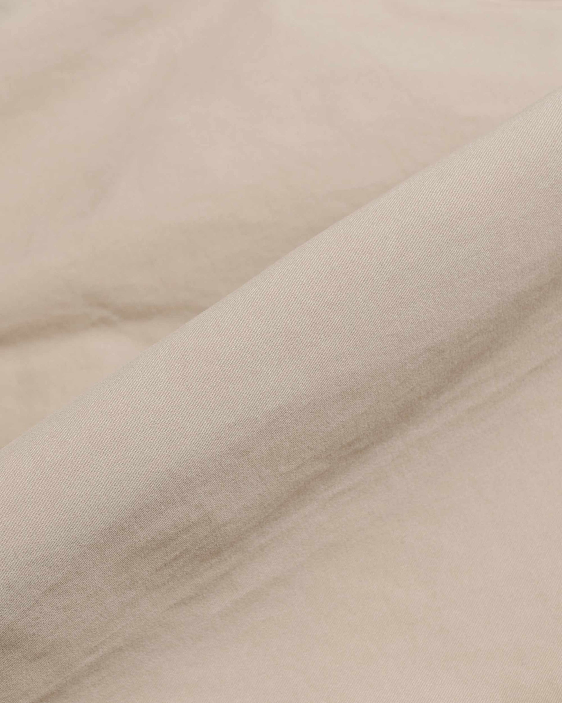 Beams Plus 2Pleats Twill Khaki fabric