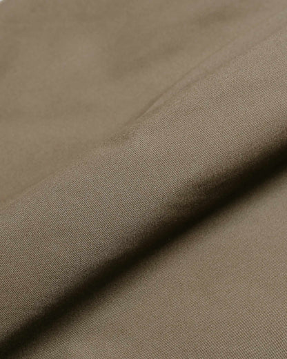 Beams Plus 2Pleats Twill Olive fabric