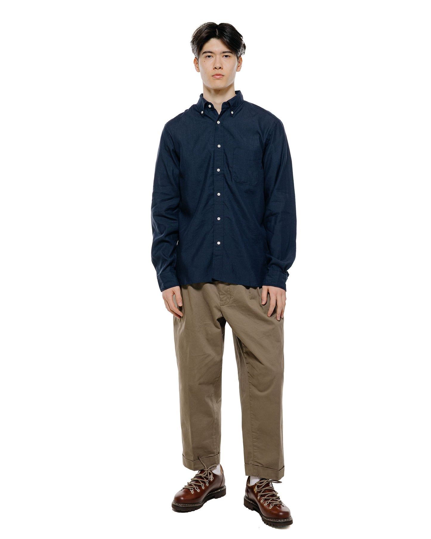 lost & found Beams Plus Beams Plus 2Pleats Twill Olive