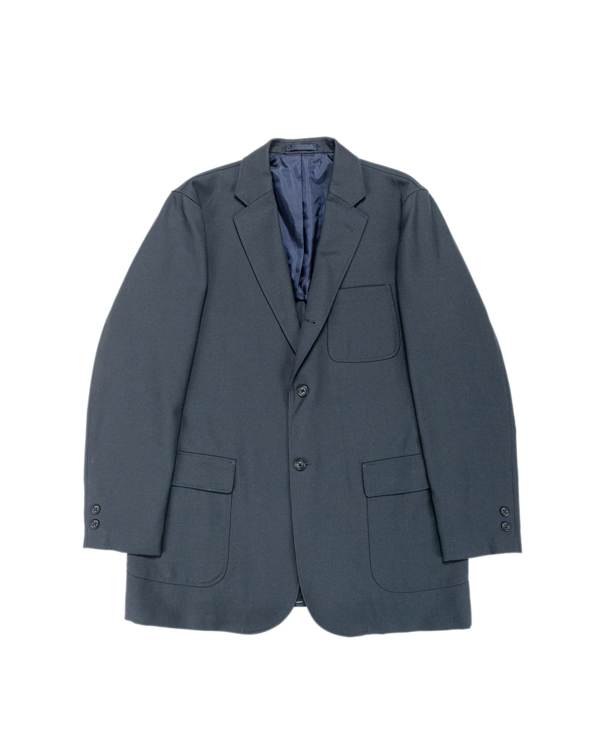 Beams Plus 3B Box-Fit Laundry Wool Charcoal