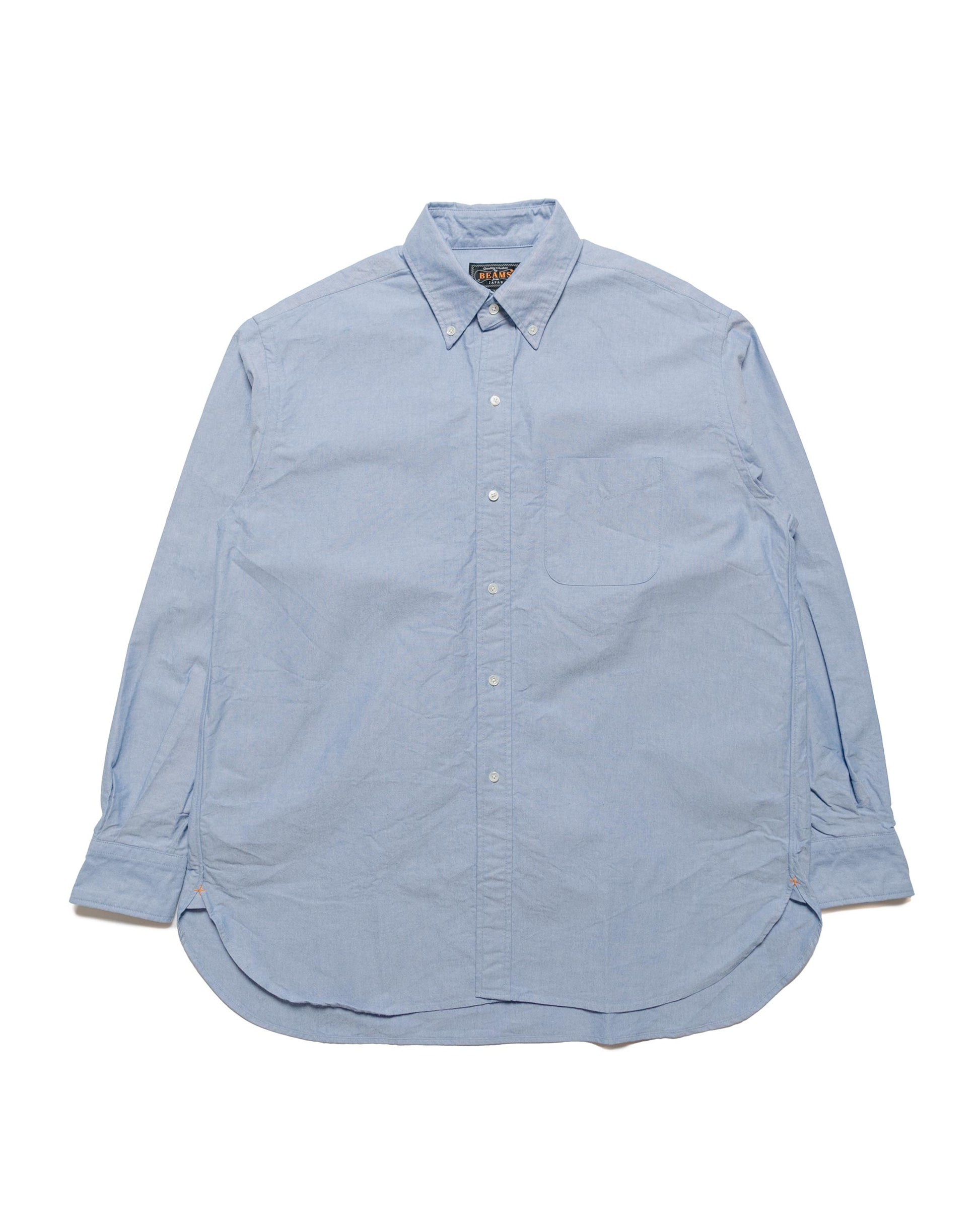 Beams Plus B.D. American Oxford Classic Fit Blue