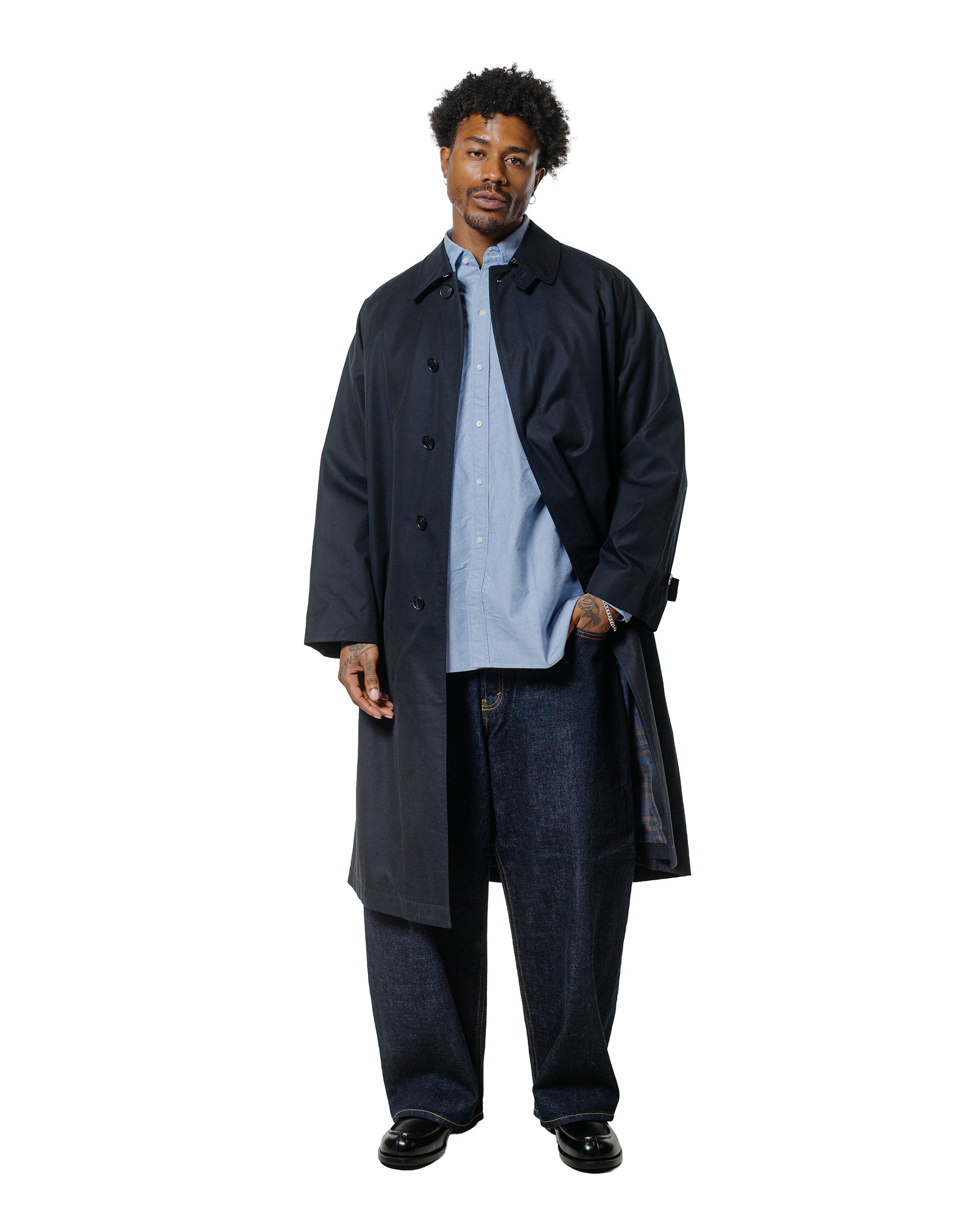 Beams Plus B.D. American Oxford Classic Fit Blue