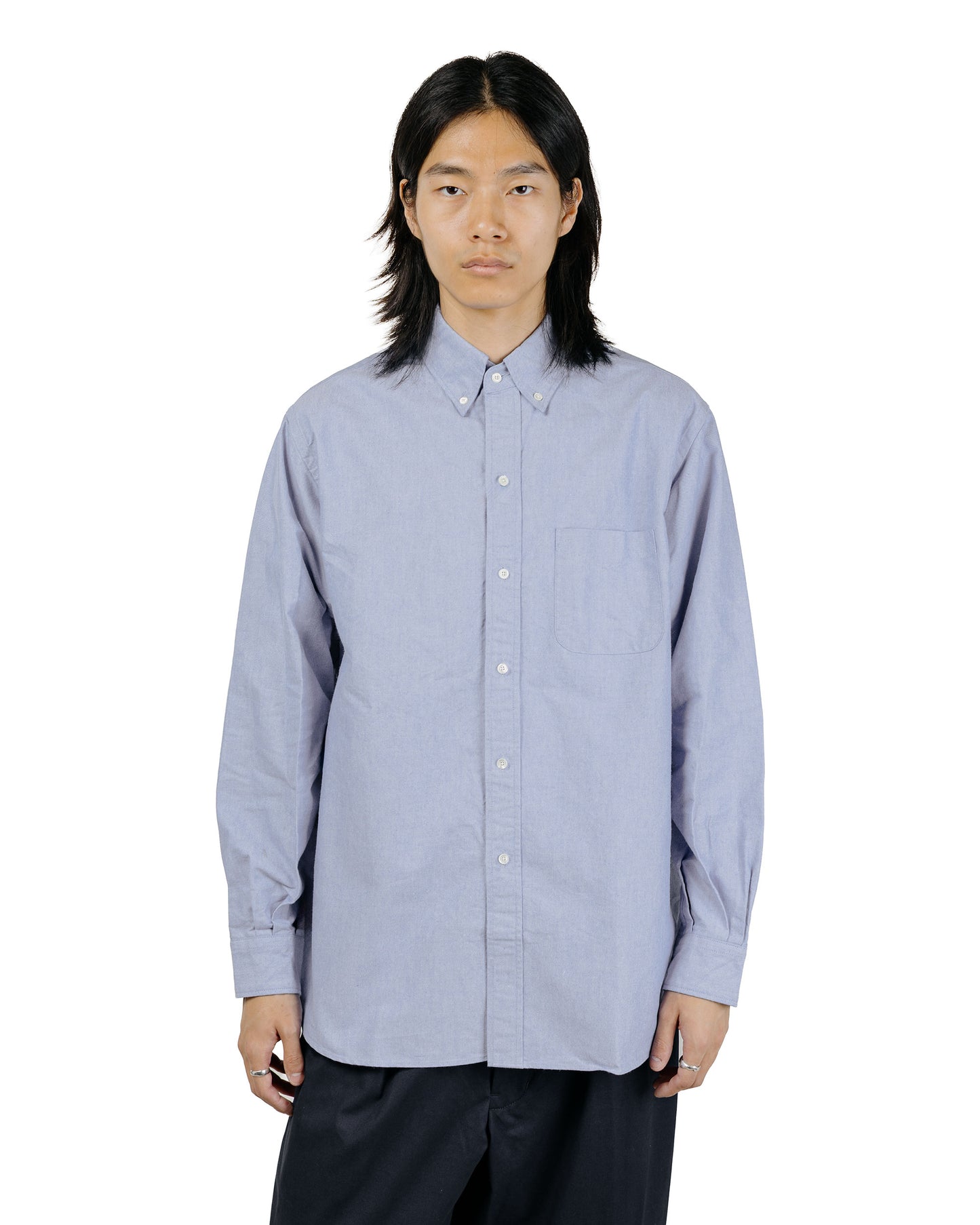 Beams Plus B.D. American Oxford Classic Fit Blue