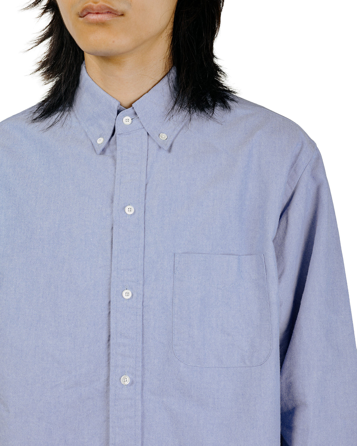 Beams Plus B.D. American Oxford Classic Fit Blue