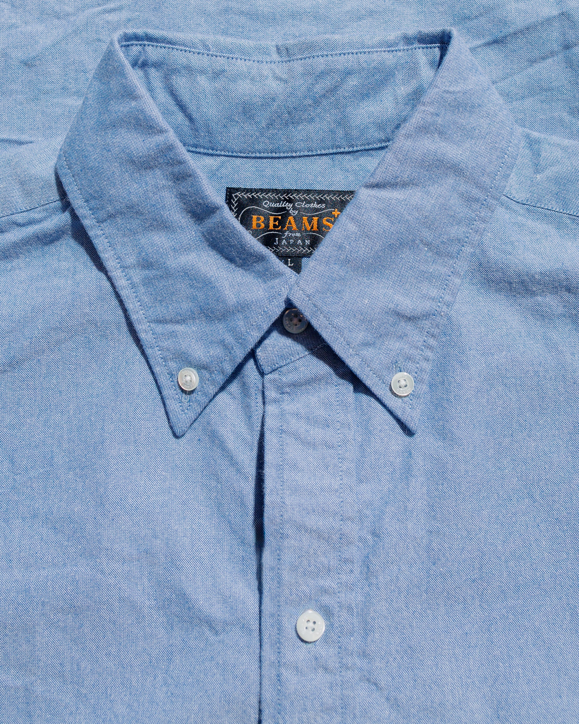 Beams Plus B.D. American Oxford Classic Fit Blue