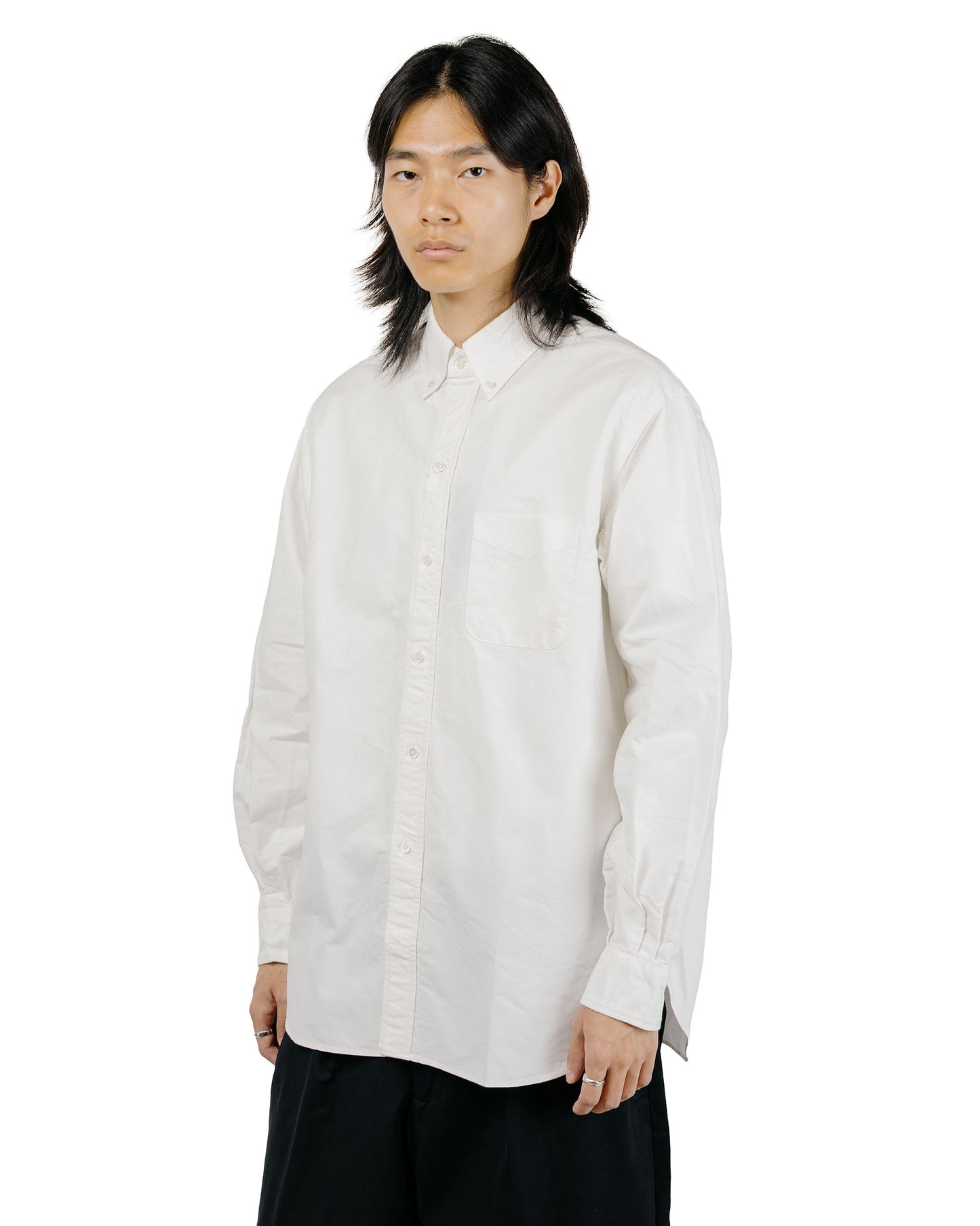 Beams Plus B.D. American Oxford Classic Fit White