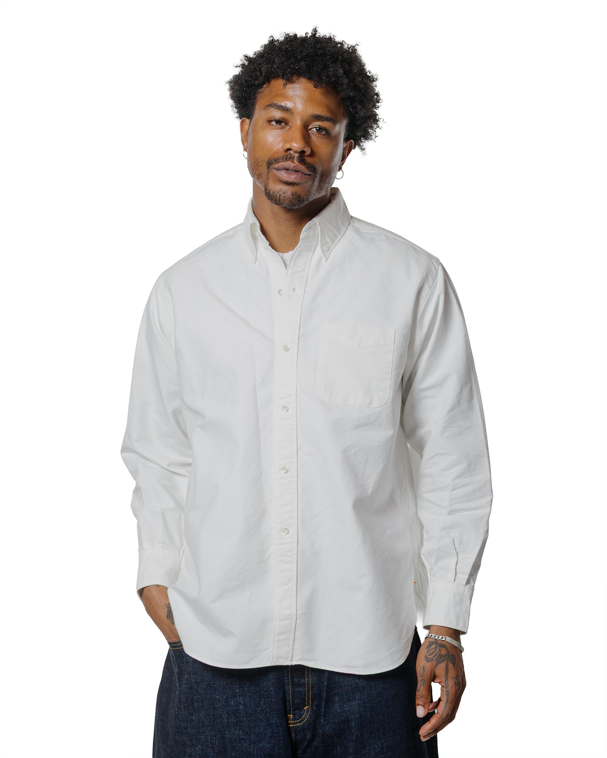 Beams Plus B.D. Classic Fit American Oxford Blue ビームスプラス