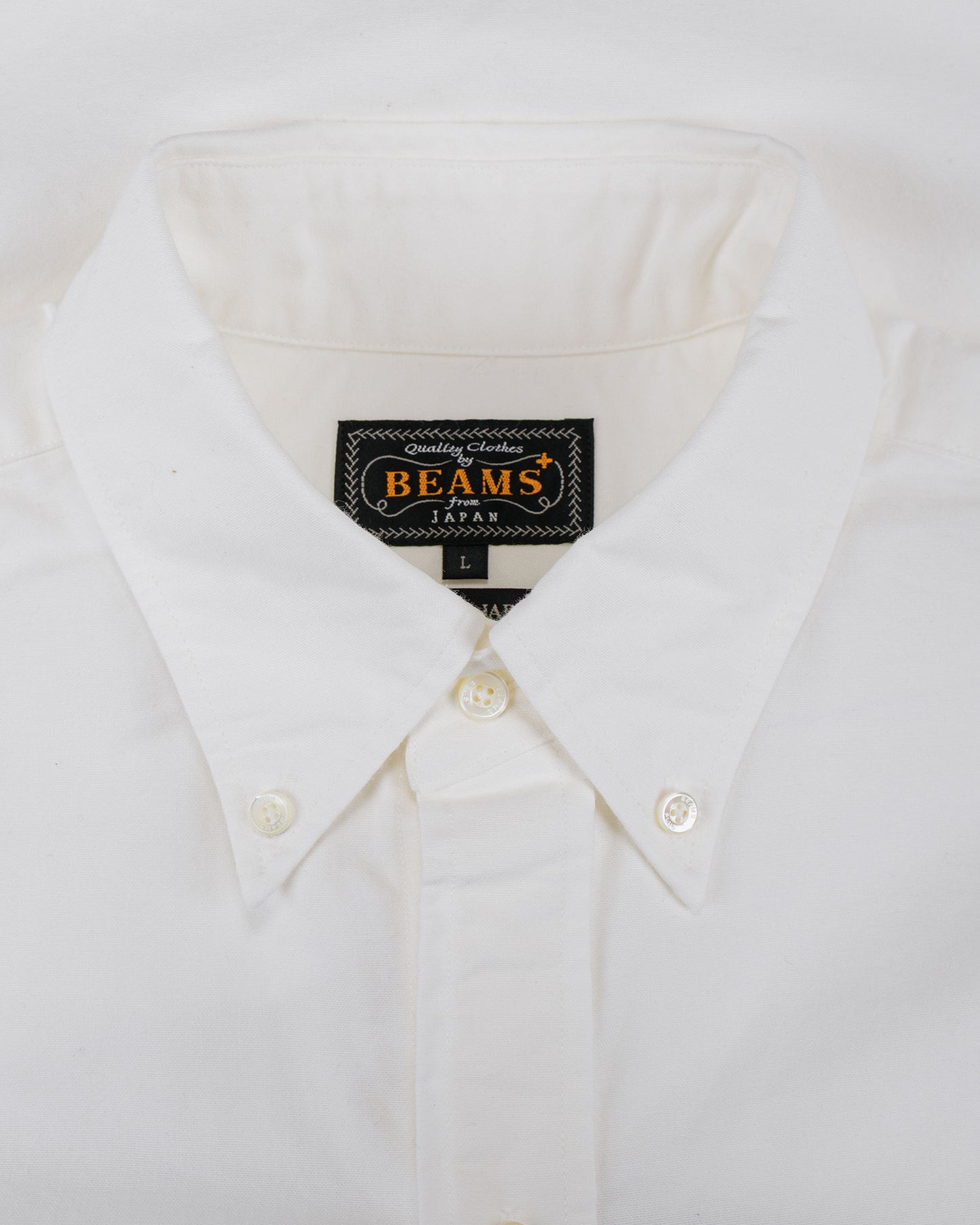 lost & found Beams Plus Beams Plus B.D. American Oxford Classic Fit White