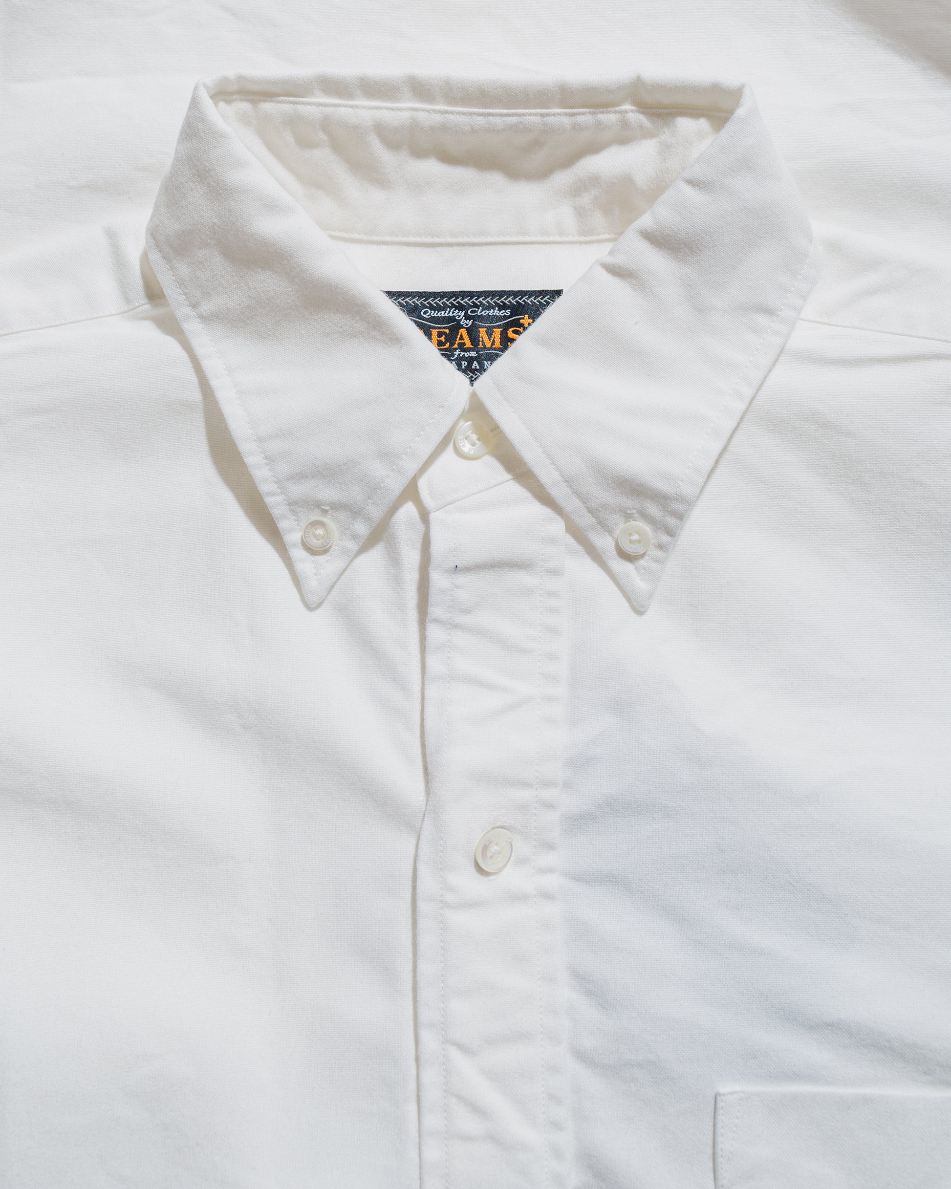 Beams Plus B.D. American Oxford Classic Fit White