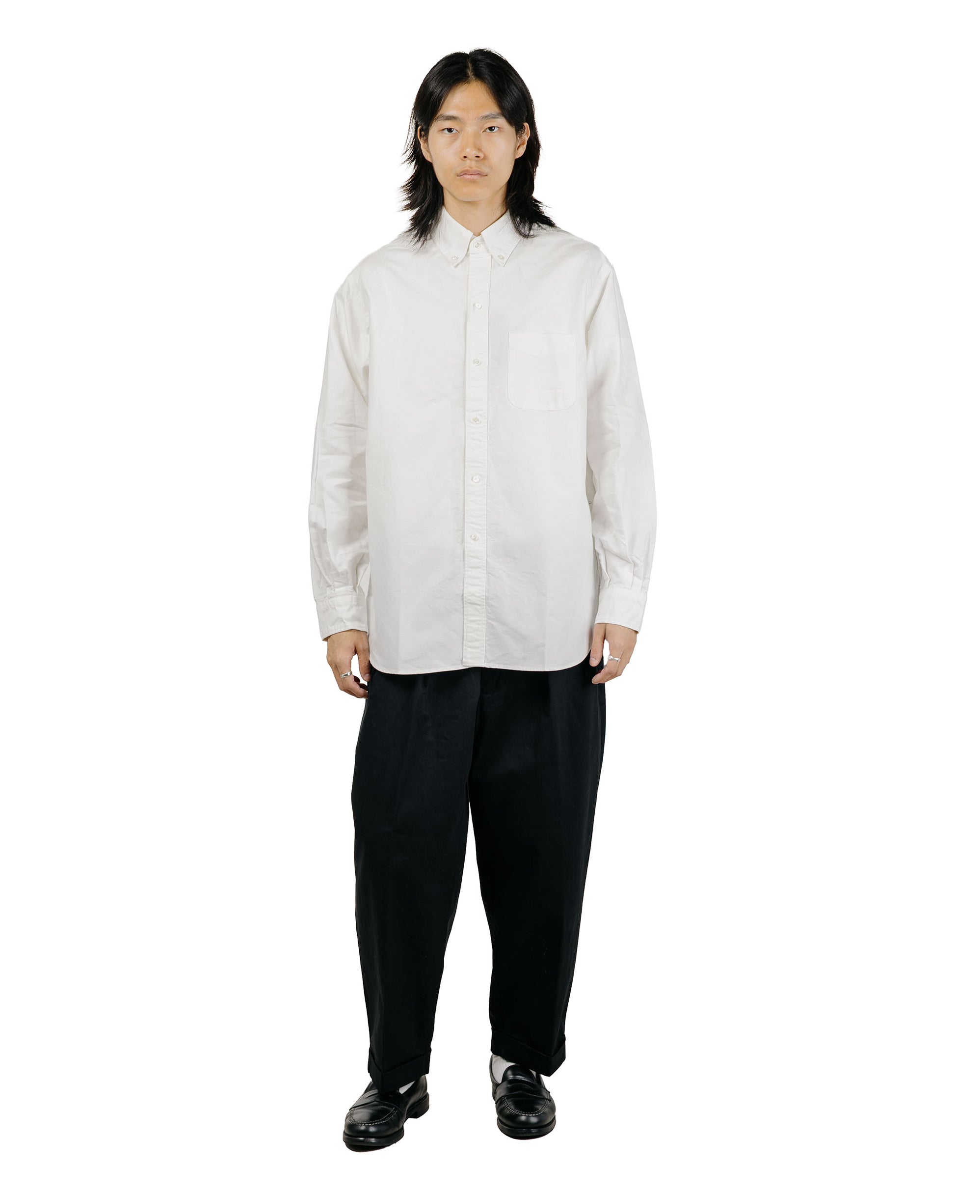 Beams Plus B.D. American Oxford Classic Fit White