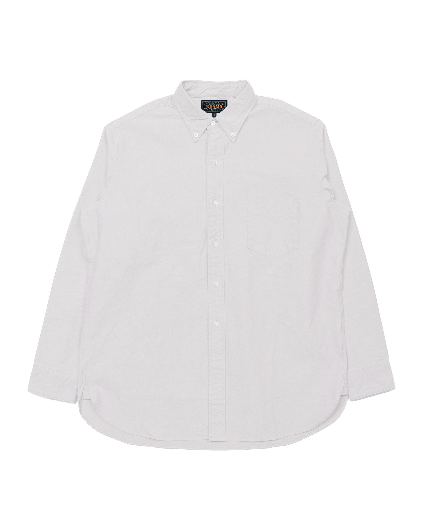 Beams Plus B.D. Classic Fit American Oxford White