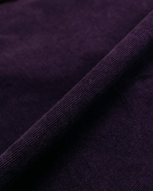 Beams Plus B.D. Corduroy Panel Purple fabric
