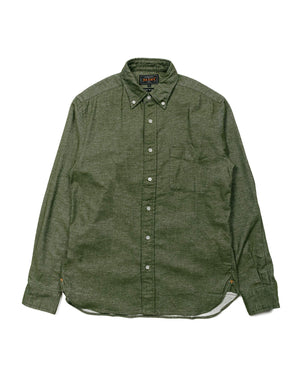 Beams Plus B.D. Flannel Solid Olive