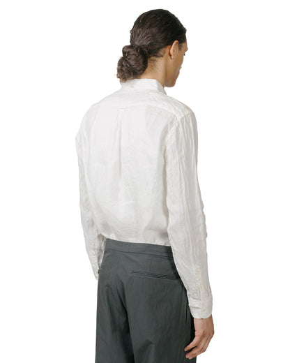 Beams Plus B.D. Linen Oxford White model back