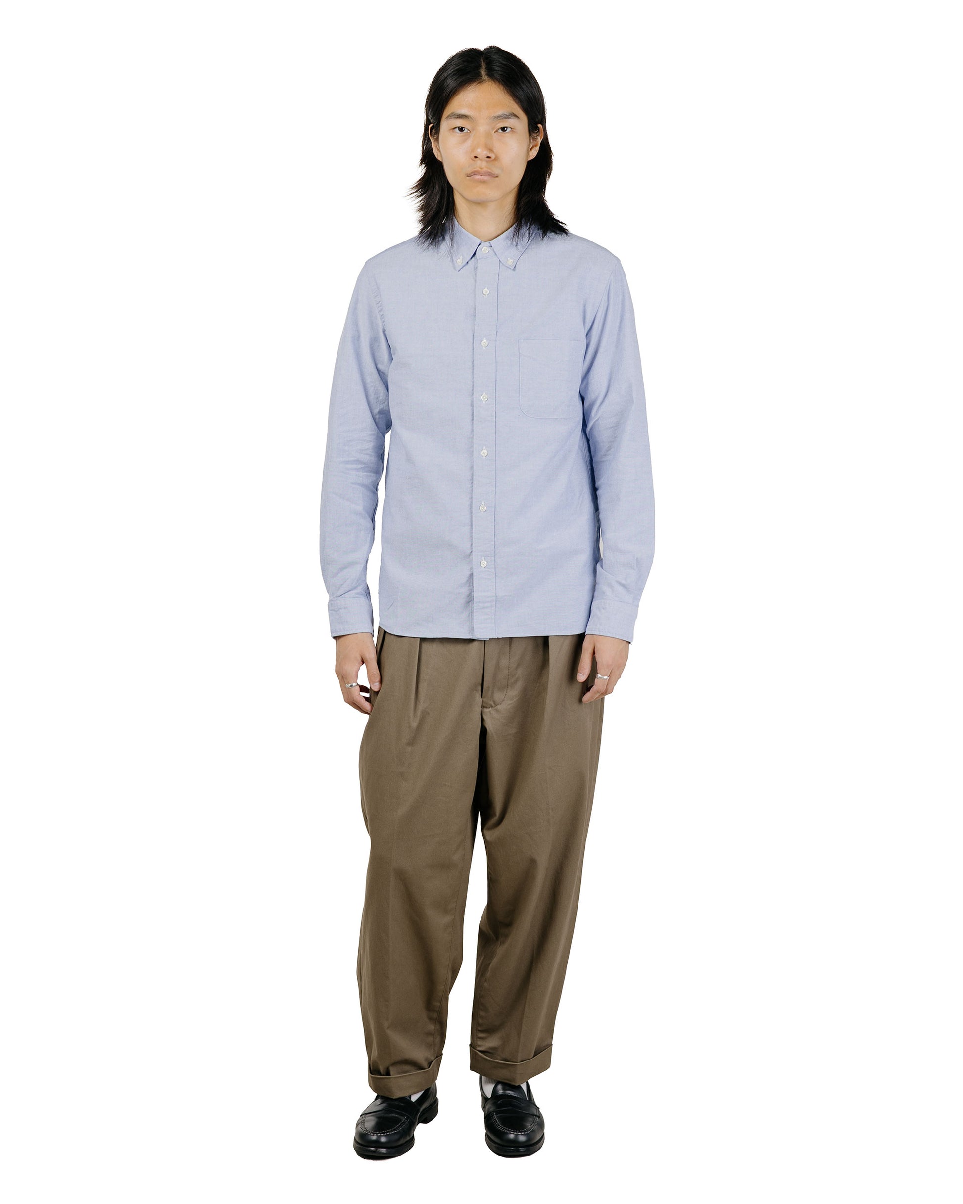 Beams Plus B.D. Oxford Blue