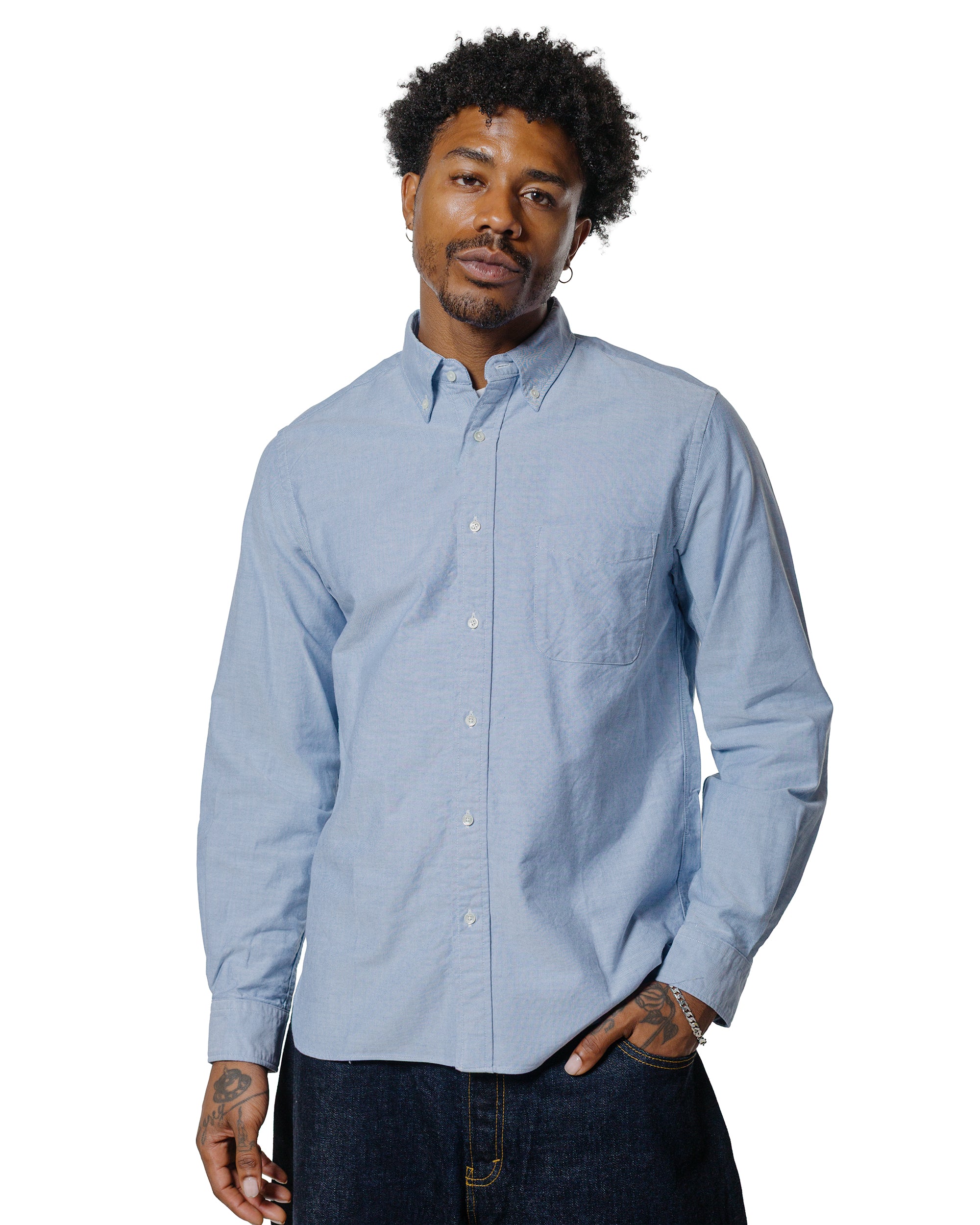 BeamsPlusB.D.OxfordBlue-