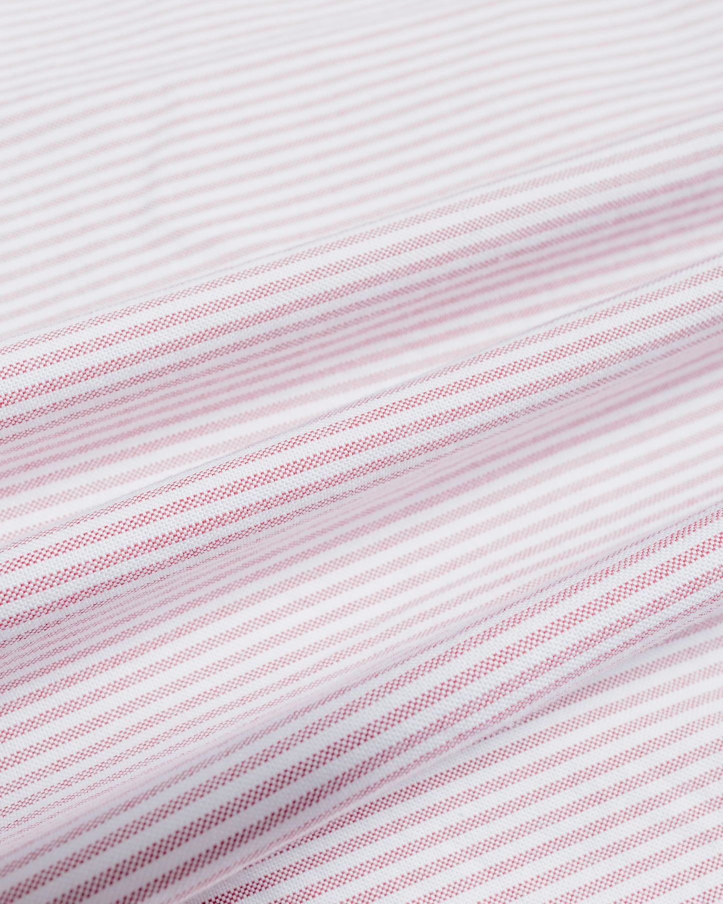 Beams Plus B.D. Oxford Candy Stripe Wine fabric