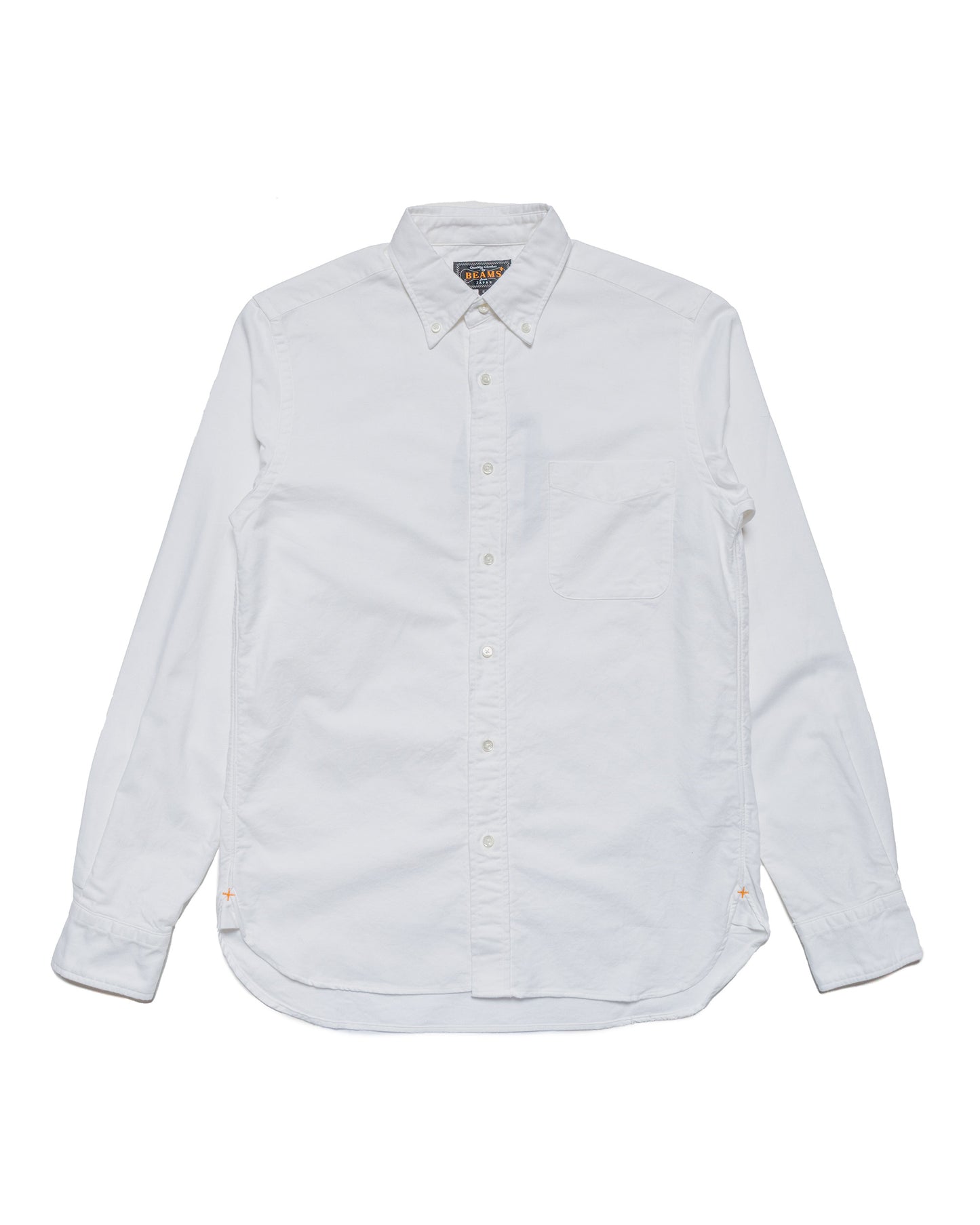 Beams Plus B.D. Oxford White