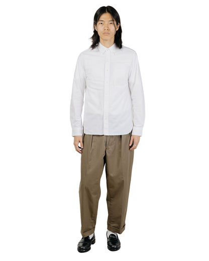 Beams Plus B.D. Oxford White