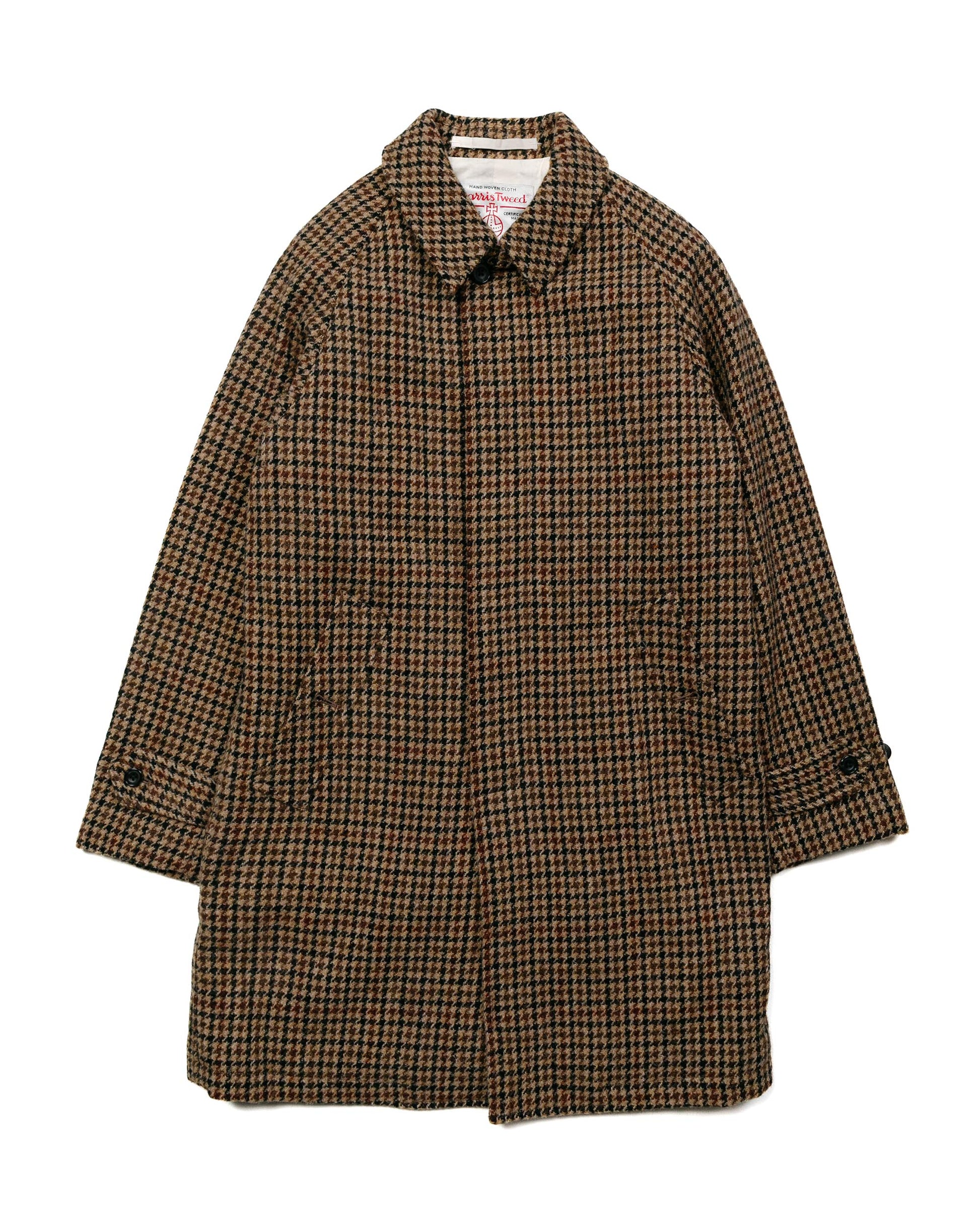 Beams Plus Bal Collar Coat Harris Tweed Gun Club