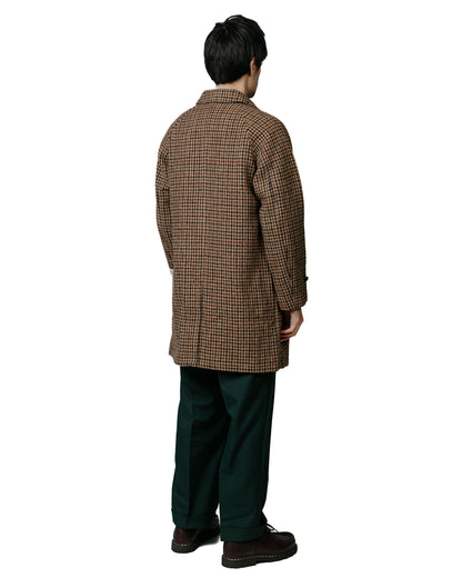 Beams Plus Bal Collar Coat Harris Tweed Gun Club model back