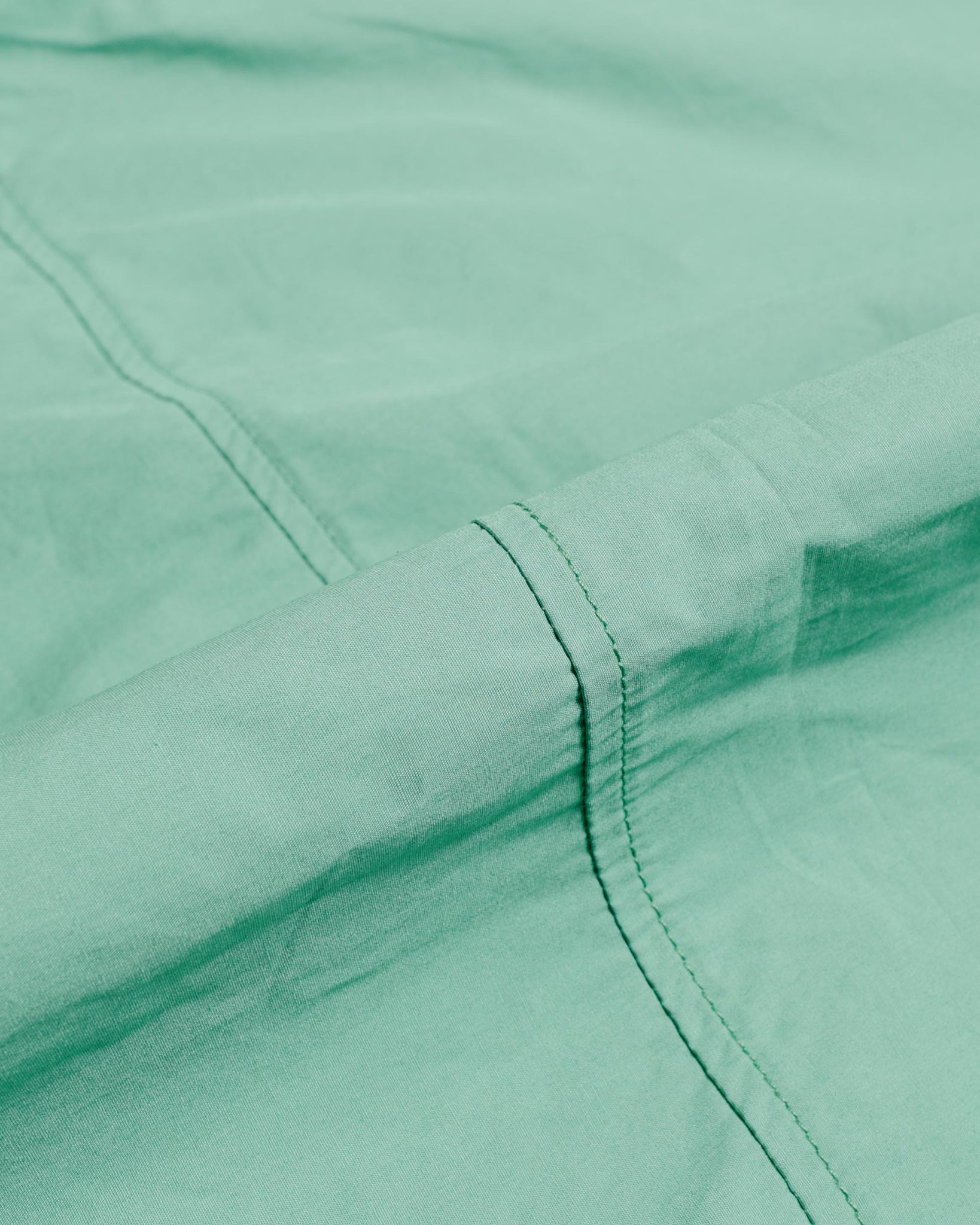 Beams Plus Boat Jacket Panel Mint Green fabric